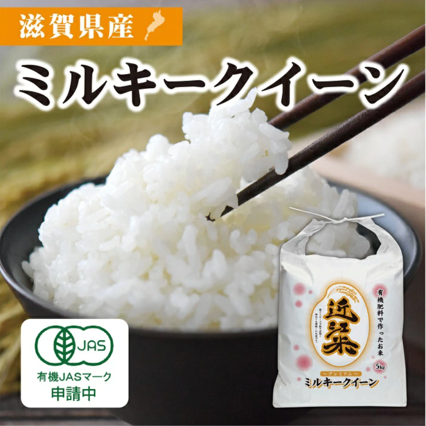 令和６年産新米滋賀県産ミルキークイーン予約受付中